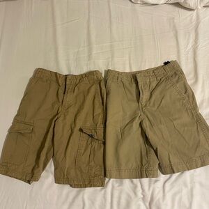 Khaki bundle of shorts: Size 8 big boy